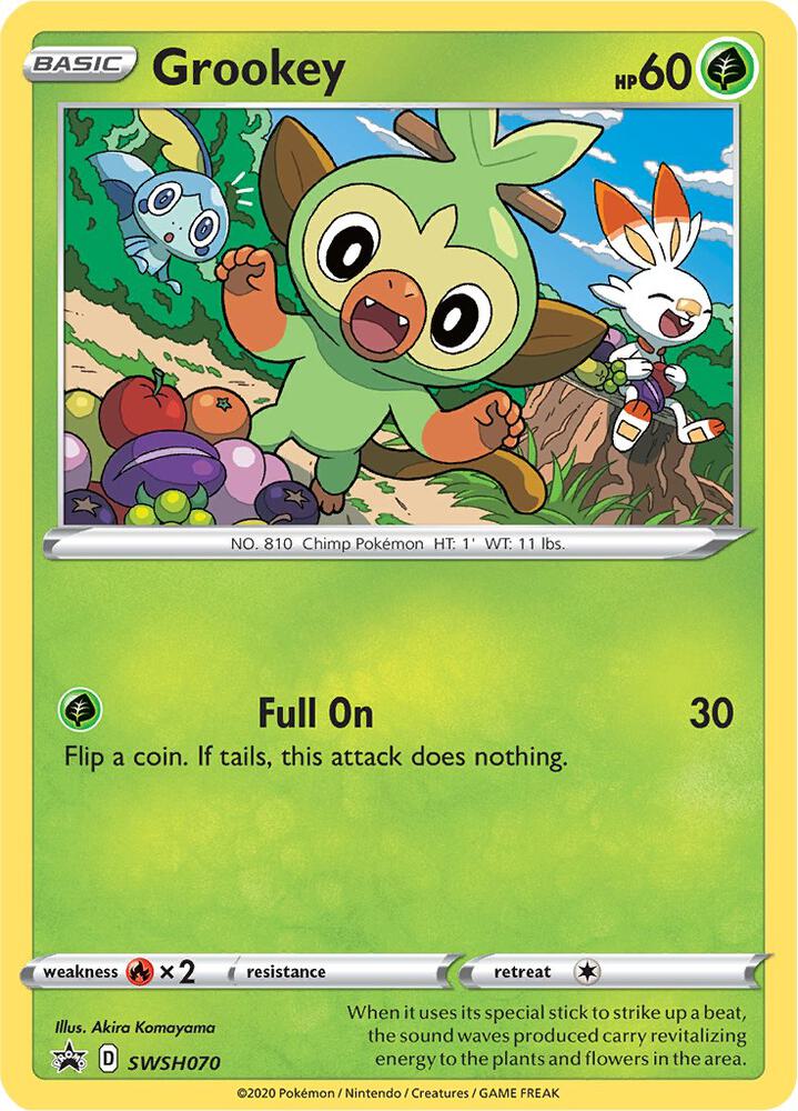 Grookey SWSH070 - Sword & Shield Base Set