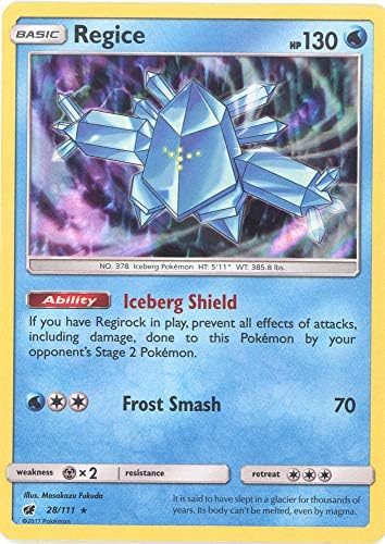 Regice 28/111 - Black & White Base Set