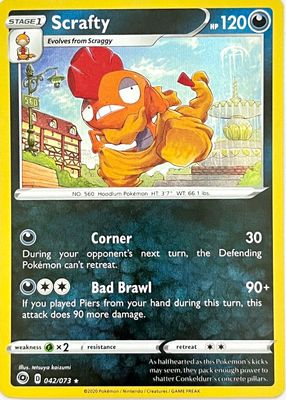 Scrafty - 042/192 - Rebel Clash