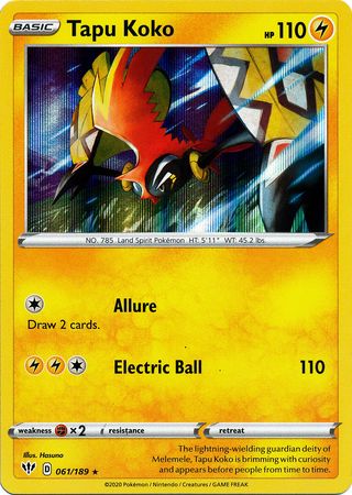 Tapu Koko - 061/185 - Vivid Voltage