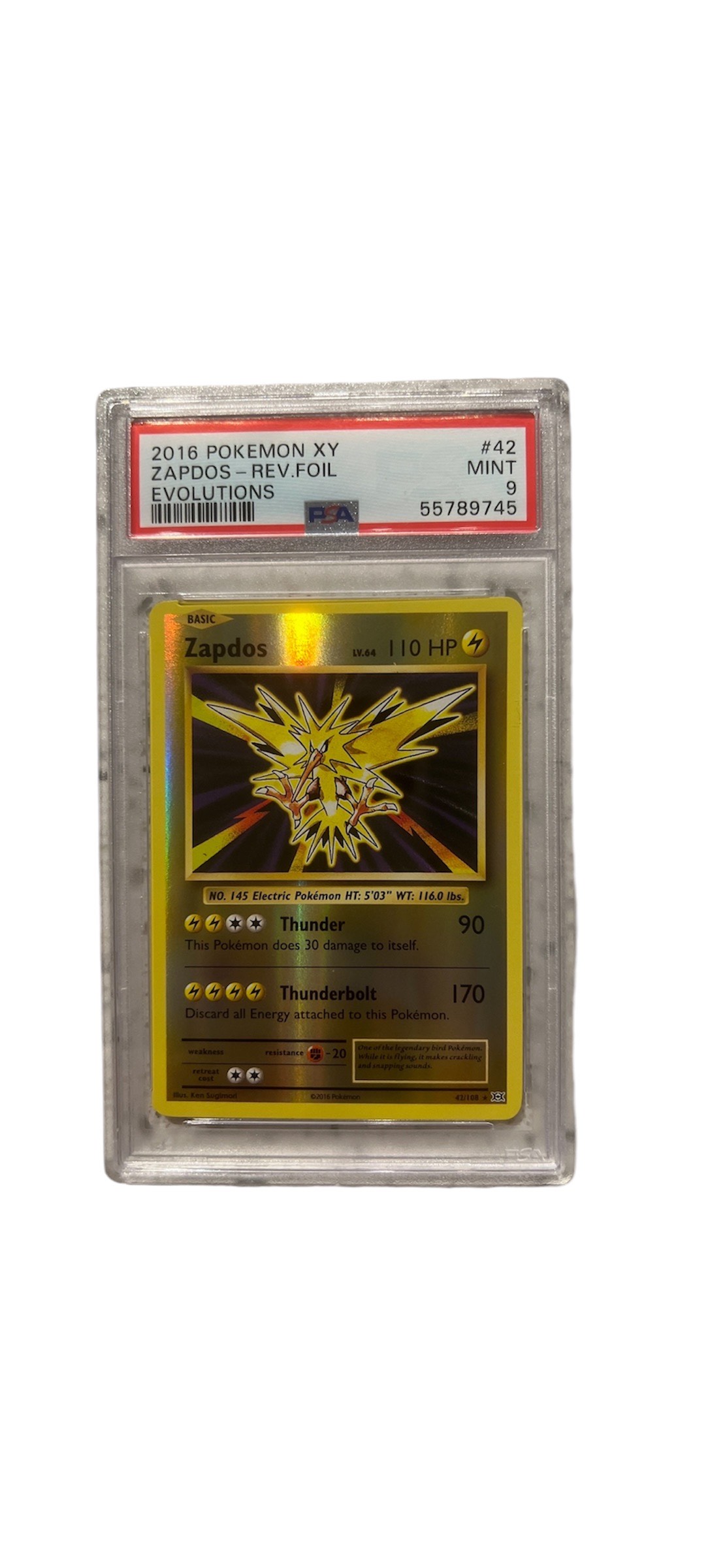 Zapdos - 42/108 - Evolutions