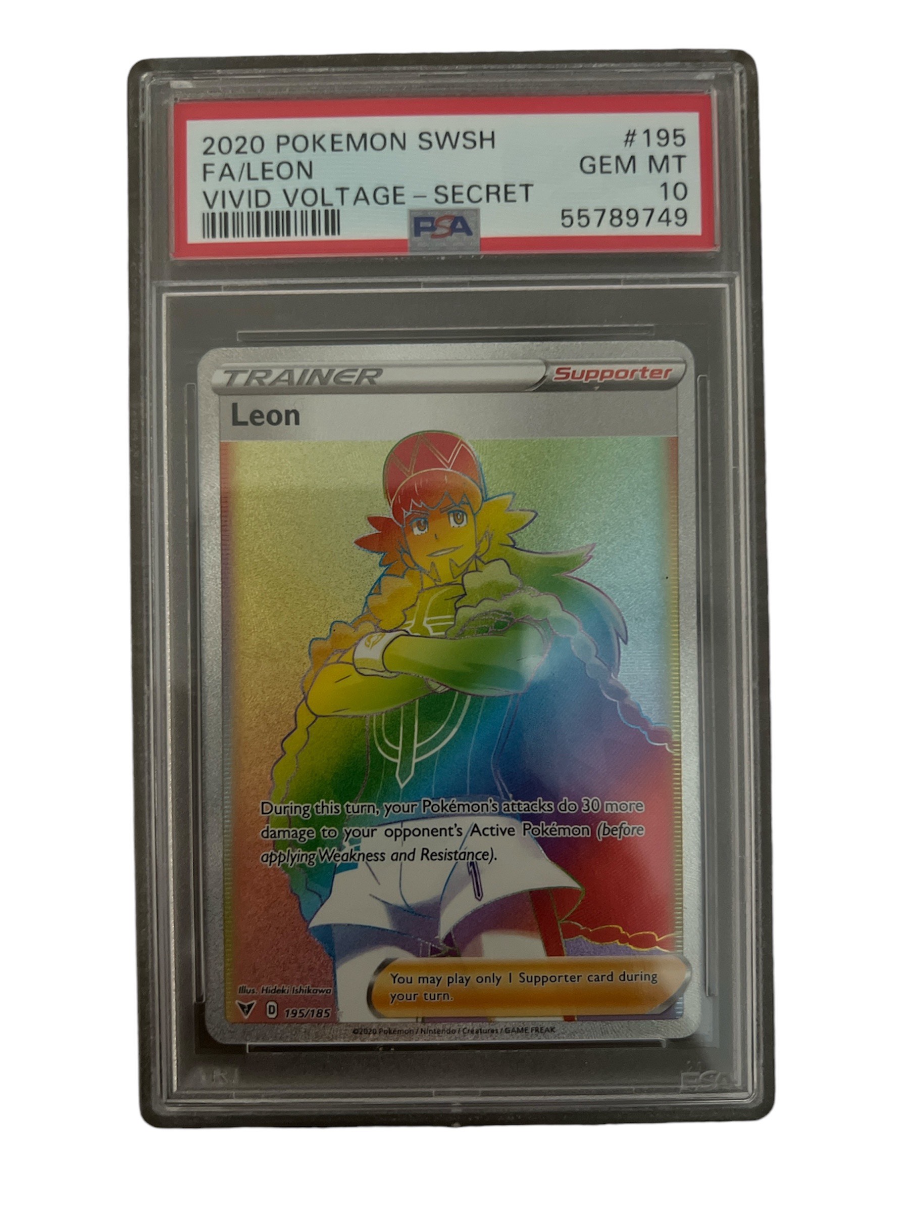 Leon Secret Rare - Sword & Shield Base Set