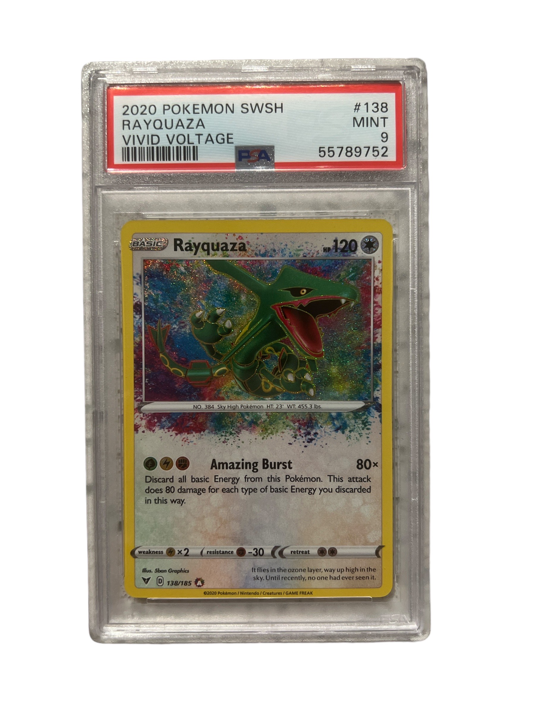 Rayquaza Amazing Rare - Sword & Shield Base Set