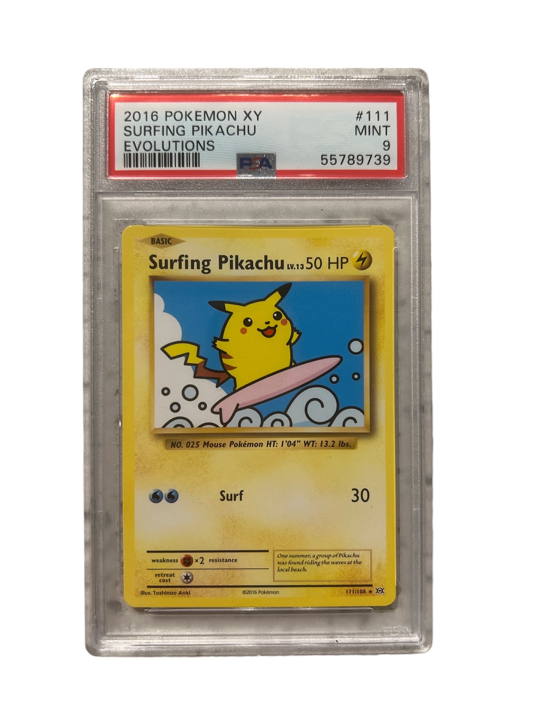 Surfing Pikachu - XY Base Set