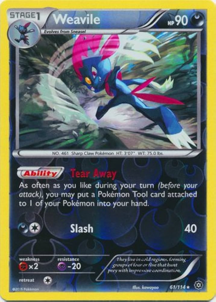 Weavile - 061/114 - Steam Siege